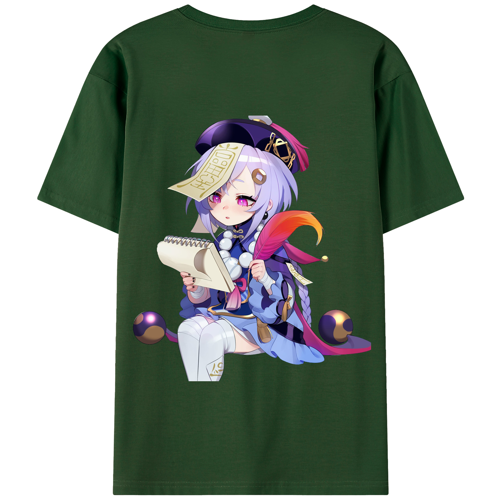 げんし神 七七 なな  genshin Nana 綿100％半袖Tシャツ（背面プリント）